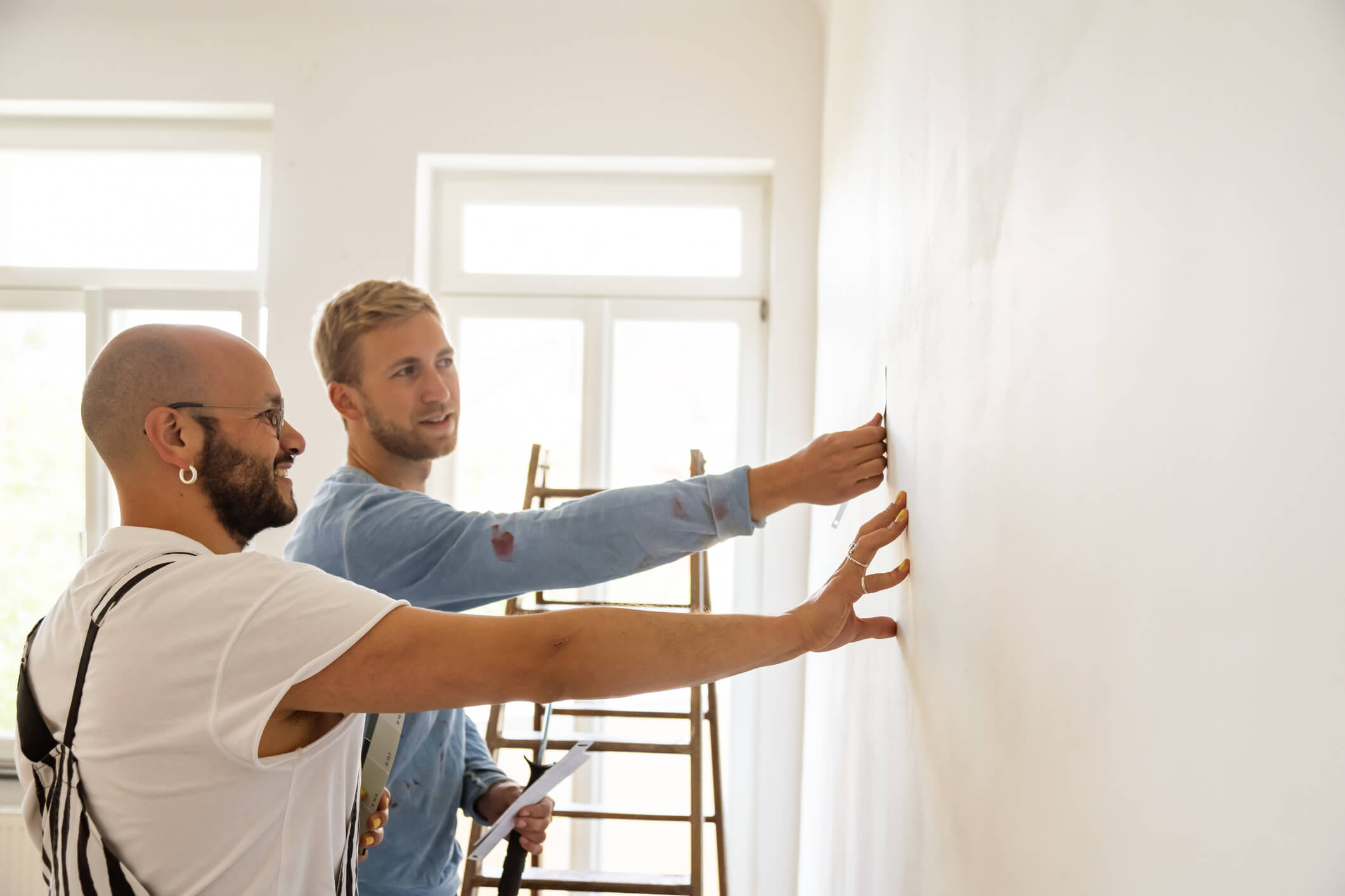 Pair assessing room layout